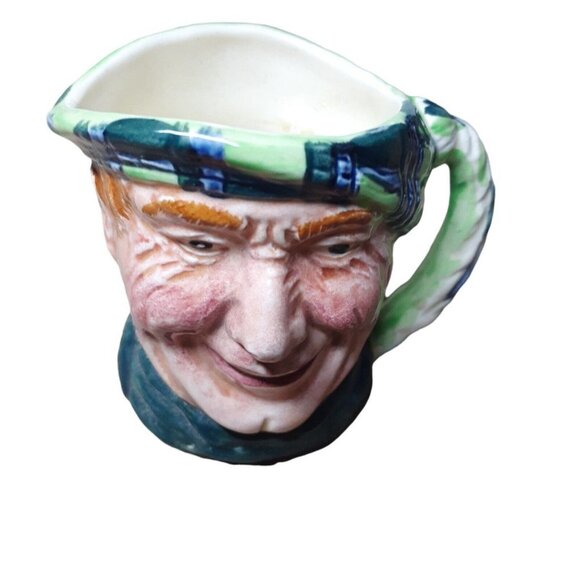 VTG Toby Jug Character Scottie Ceramic Lancaster England Small 2.5" - Picture 4 of 7